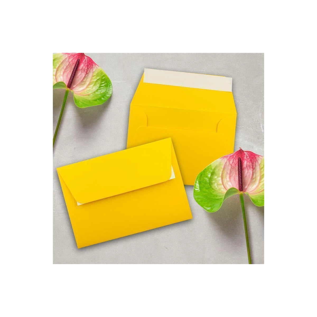 Briefumschläge DIN C6: Gelb (114 x 162mm)