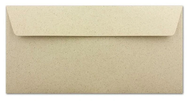 Briefumschläge DIN Lang - Graspapier (110 x 220 mm)
