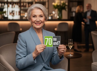 Einladung zum 70. Geburtstag: 70 na und?
