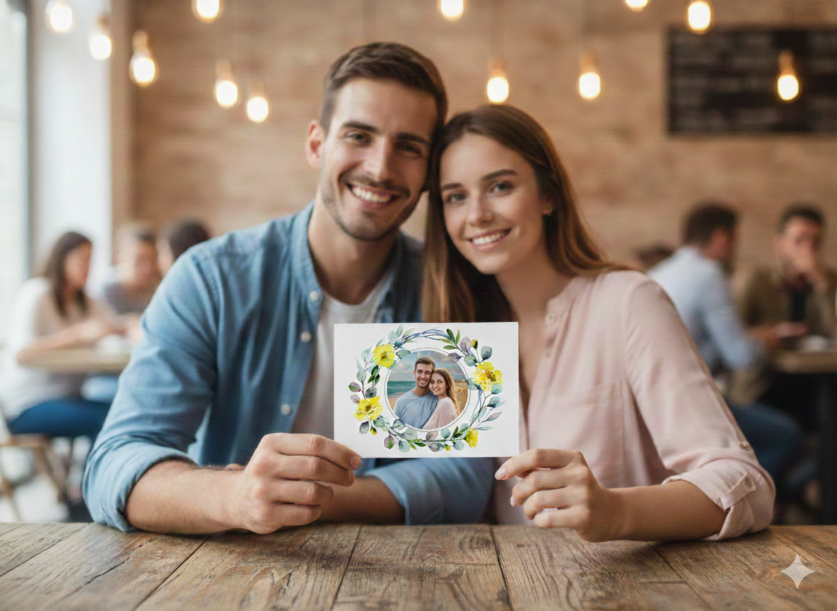 Einladung Hochzeit Frühlingszauber – Romantische Karten zur Hochzeit mit Foto & Pastellfarben