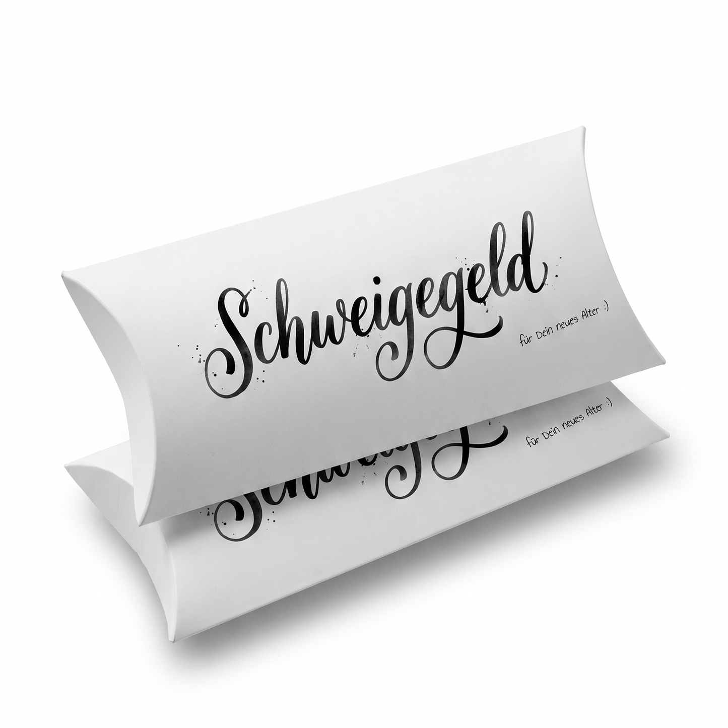 Lustige Geldgeschenkverpackung – Schweigegeld | Kalligraphie