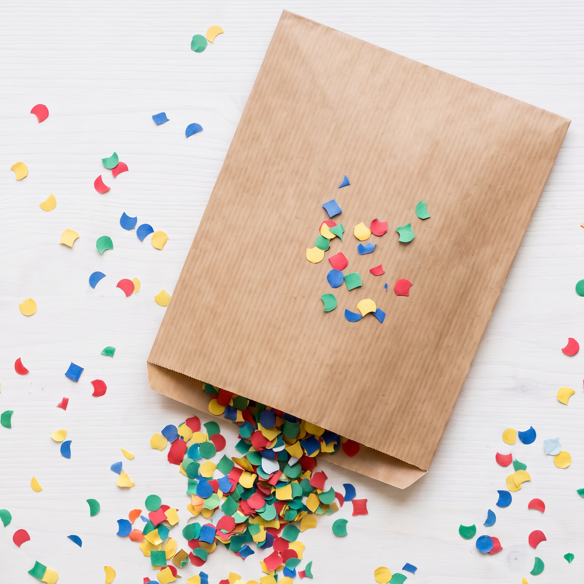 Konfettipackung 10 g - bunt gemischt