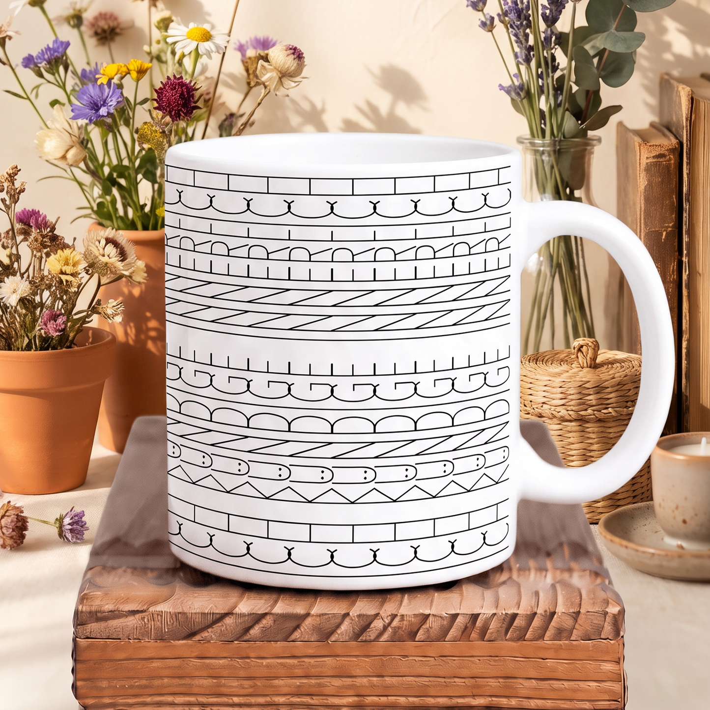 Keramik-Tasse mit Hidden Text „ich kündige innerlich“ | Lustige Kaffeetasse mit Überraschungseffekt