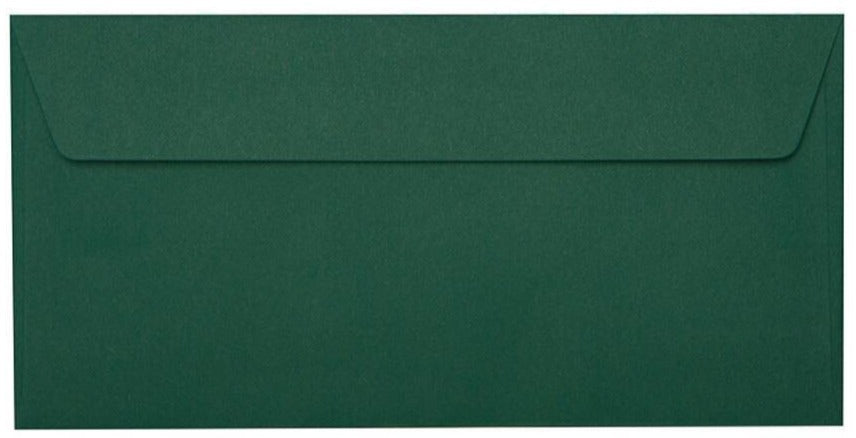 Briefumschläge DIN Lang - Dunkelgrün (110 x 220 mm)