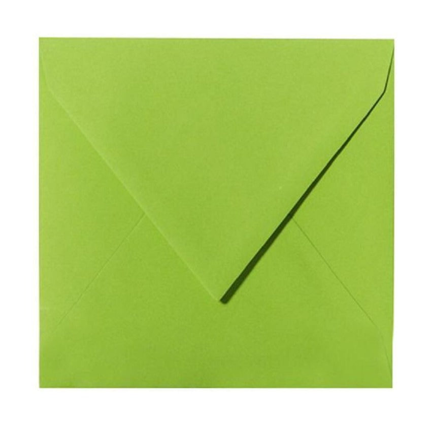 Briefumschläge Quadratisch - Grün - Individuelle Einladung