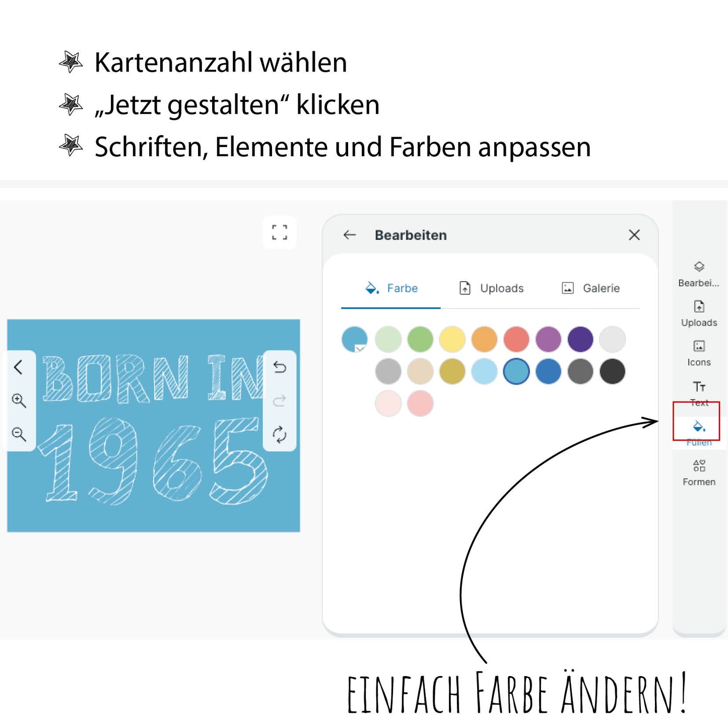 Einladung zum 60. Geburtstag: Born in 1965