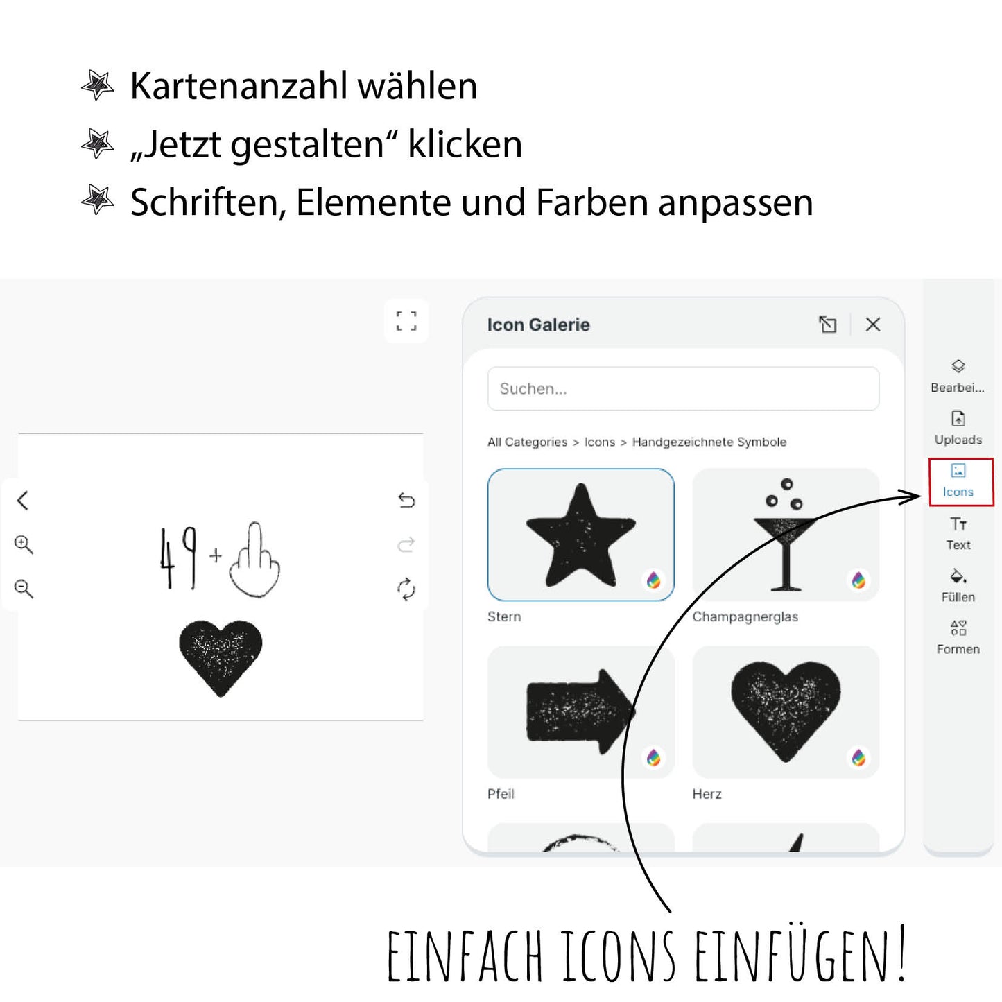 Einladung zum 50. Geburtstag: 49+ Mittelfinger – 50? Nicht mit mir!
