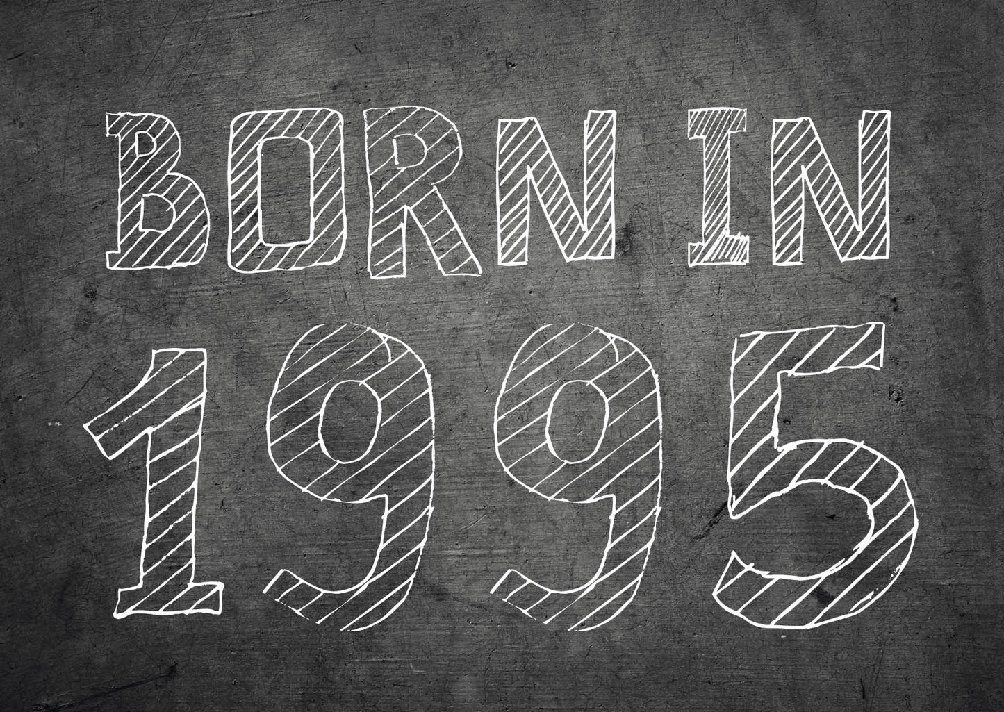 Einladung zum 30. Geburtstag: Born in 1995