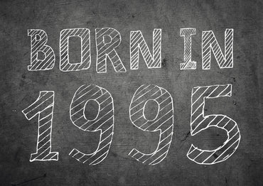 Einladung zum 30. Geburtstag: Born in 1995
