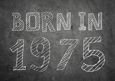 Einladung zum 50. Geburtstag: Born in 1975