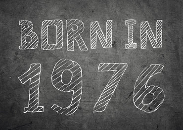 Einladung zum 50. Geburtstag: Born in 1976
