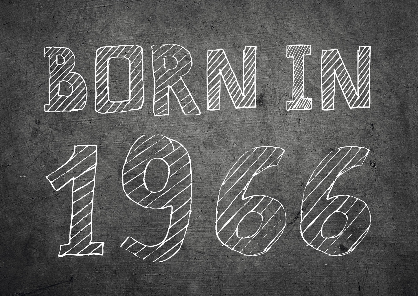 Einladung zum 60. Geburtstag: Born in 1966