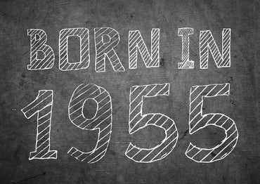 Einladung zum 70. Geburtstag: Born in 1955