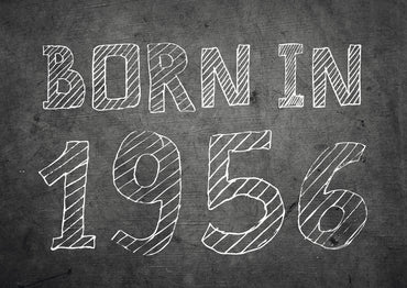 Einladung zum 70. Geburtstag: Born in 1956