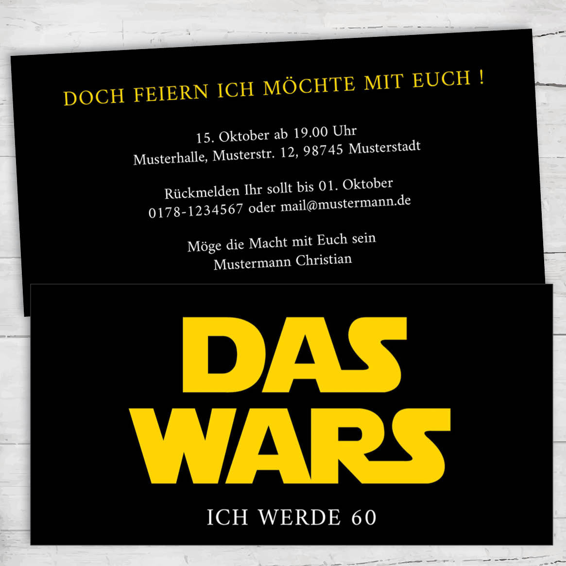 Einladung Zum 60. Geburtstag: Das Wars Individuelle Einladung