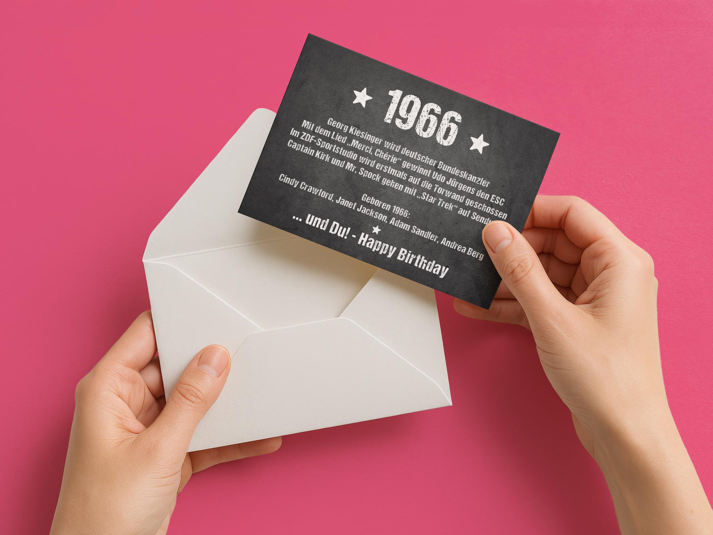 Einladung zum 60. Geburtstag: Ereignisse aus dem Jahr 1966