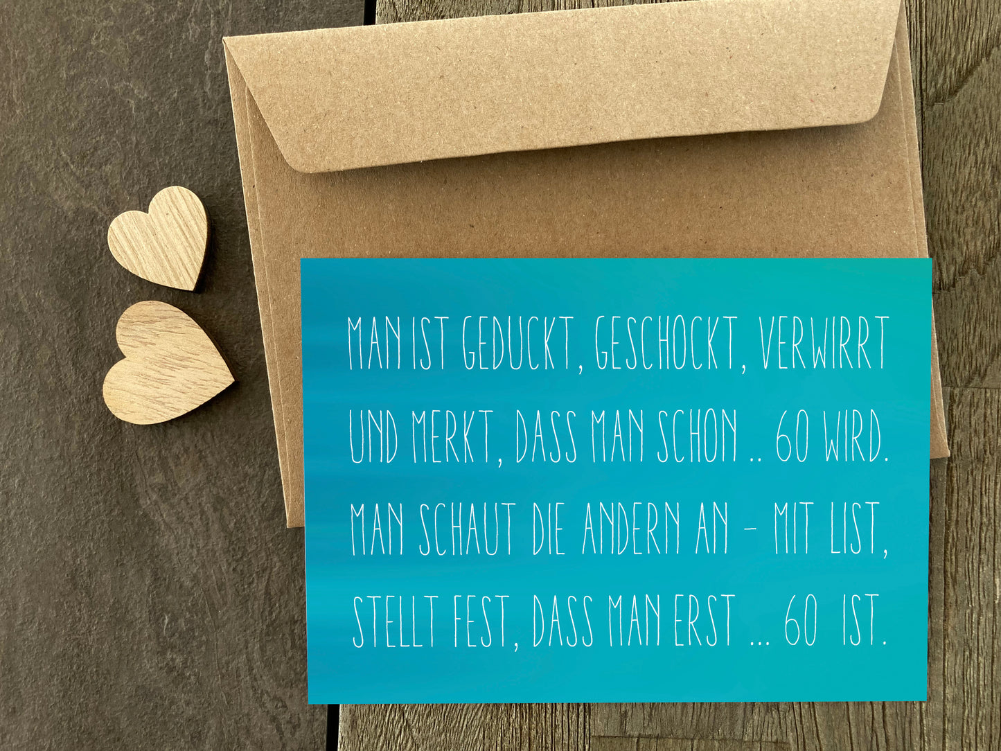 Einladung zum 60. Geburtstag: Erst 60 - Individuelle Einladung