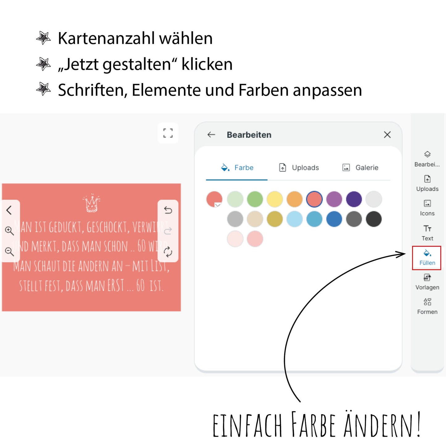 Man ist geduckt, geschockt, verwirrt und merkt, dass man schon .. 60 wird.