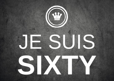 Einladung zum 60. Geburtstag: JE SUIS SIXTY - Individuelle Einladung