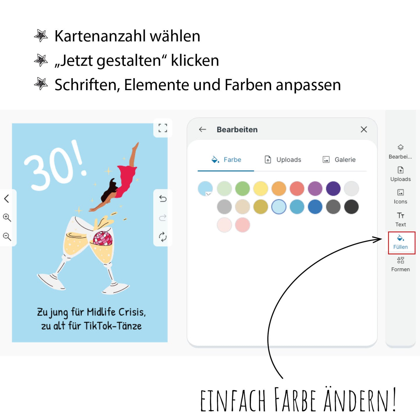 Einladung zum 30. Geburtstag: Zu jung für Midlife-Crisis, zu alt für TikTok-Tänze