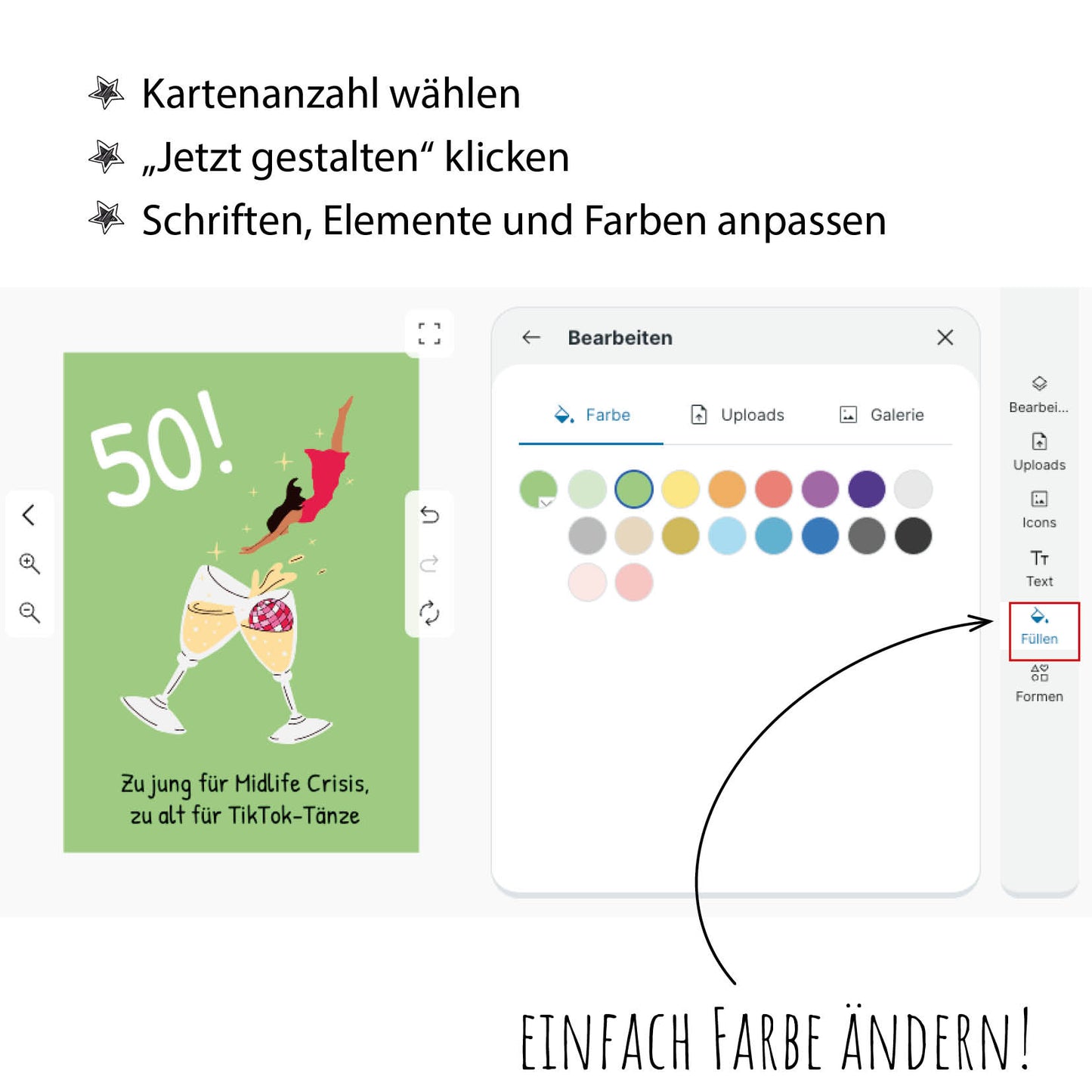 Einladung zum 50. Geburtstag: Zu jung für Midlife-Crisis, zu alt für TikTok-Tänze