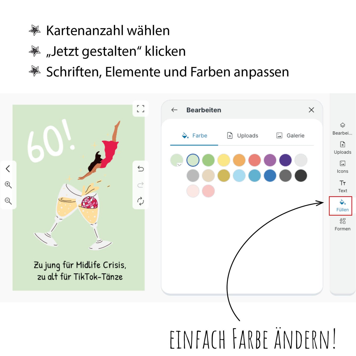 Einladung zum 60. Geburtstag: Zu jung für Midlife-Crisis, zu alt für TikTok-Tänze