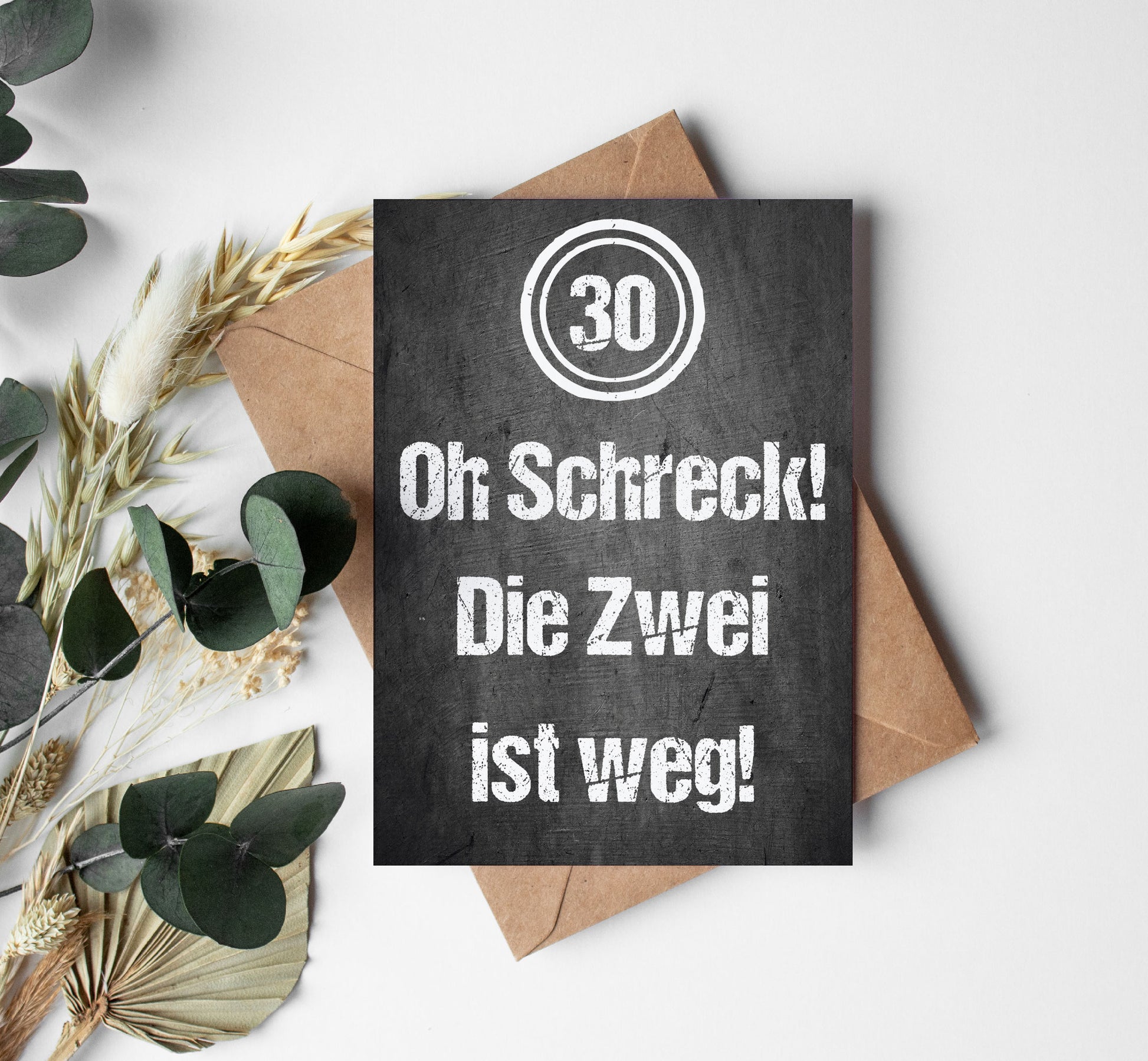 Einladung zum Geburtstag: Oh Schreck! Die Zwei ist weg! - Individuelle Einladung