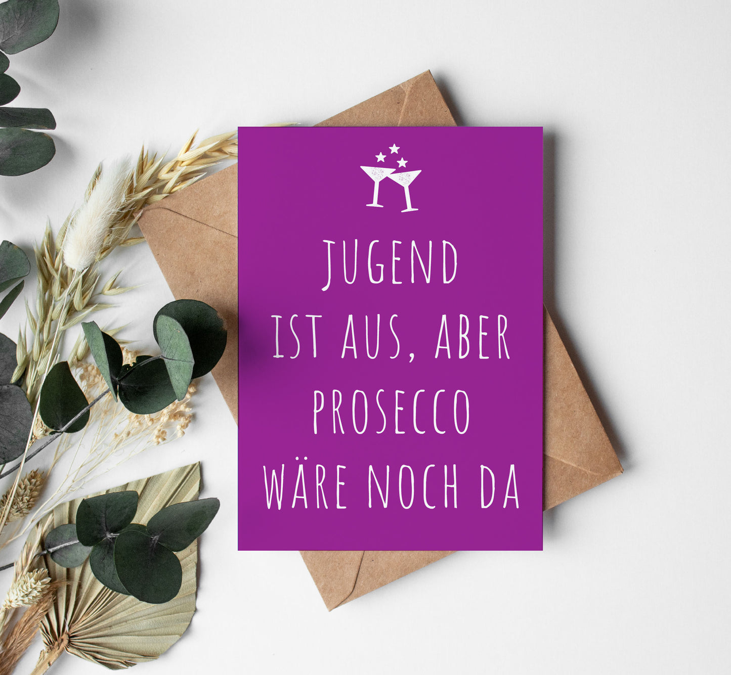 Einladung zum Geburtstag: Prosecco