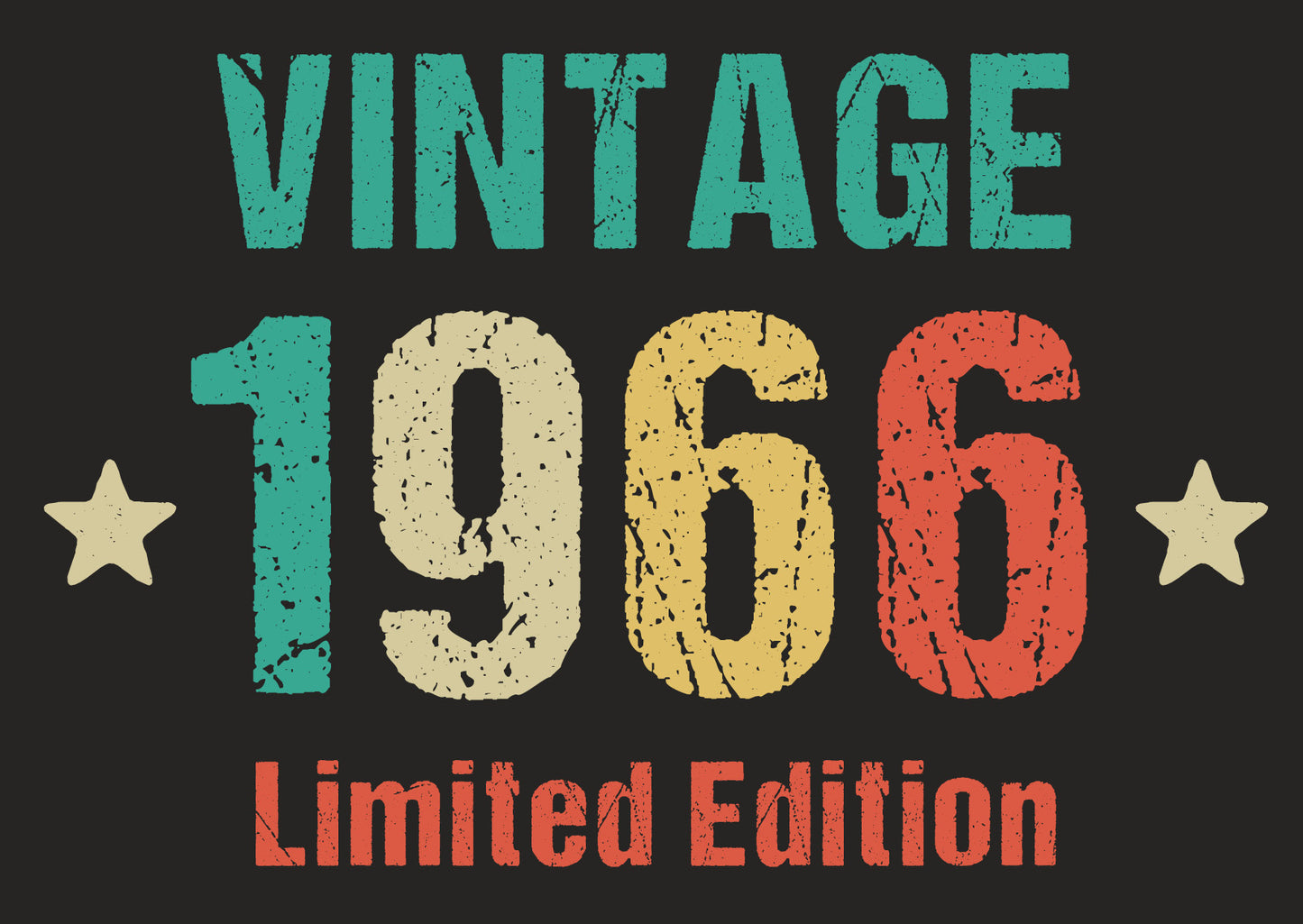 Einladung zum 60. Geburtstag: Vintage 1966
