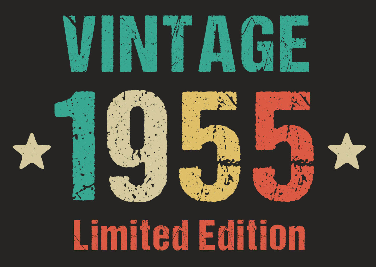 Einladung zum 70. Geburtstag: Vintage 1955