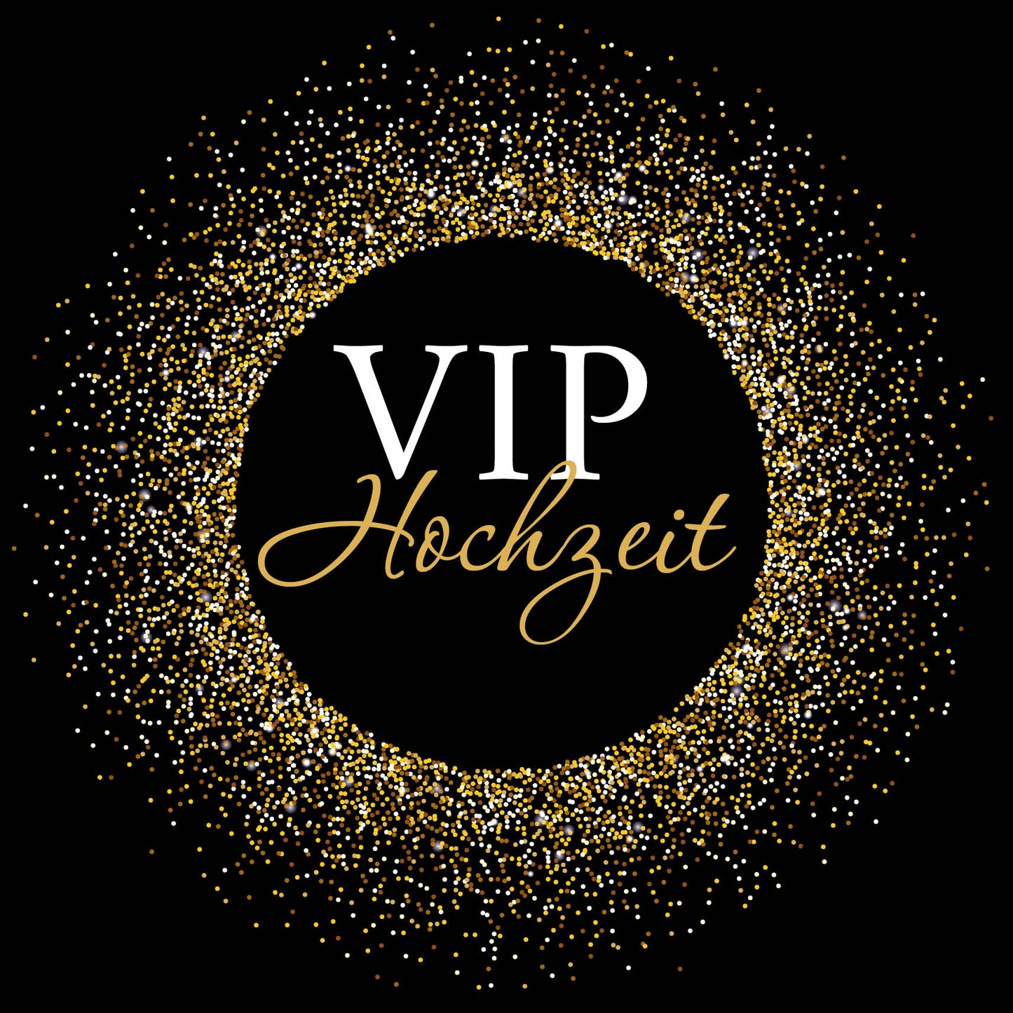 Einladung zur Hochzeitsparty: VIP Hochzeit