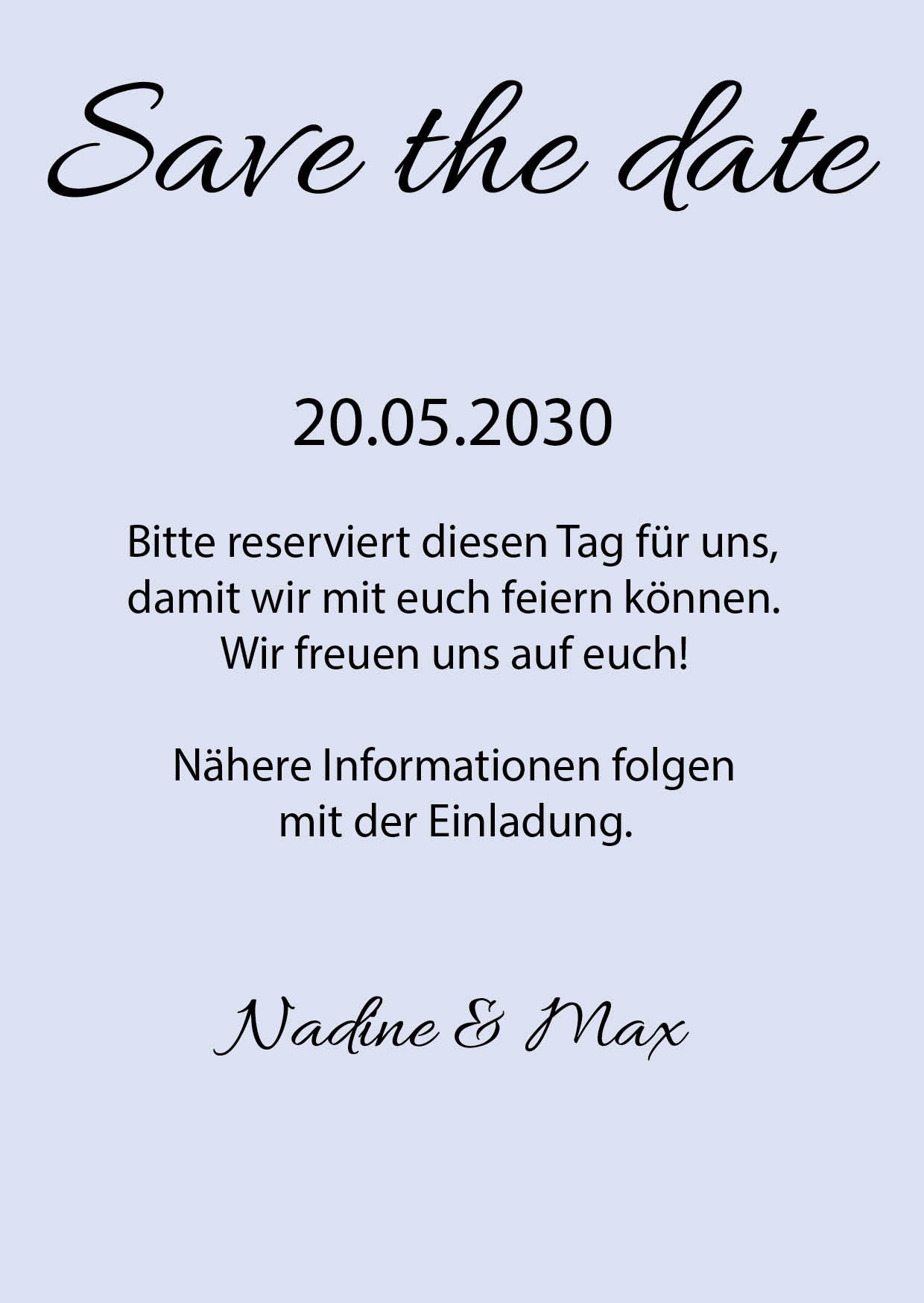 Save the Date Karten: Forever starts now mit Foto