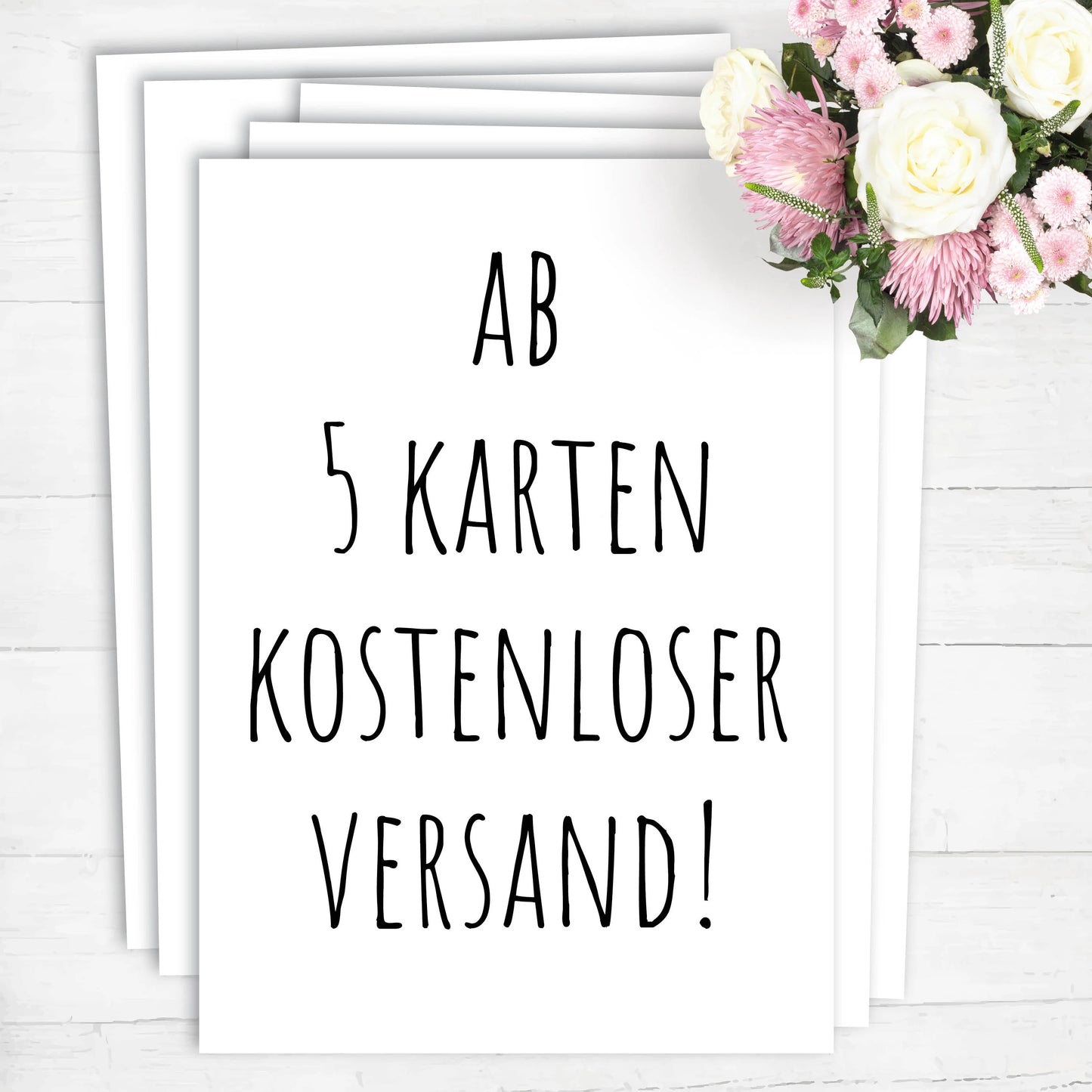 Grußkarte: Ich mag Dich sehr