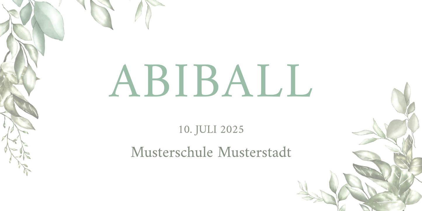 Einladung Abiball - Individuelle Einladung