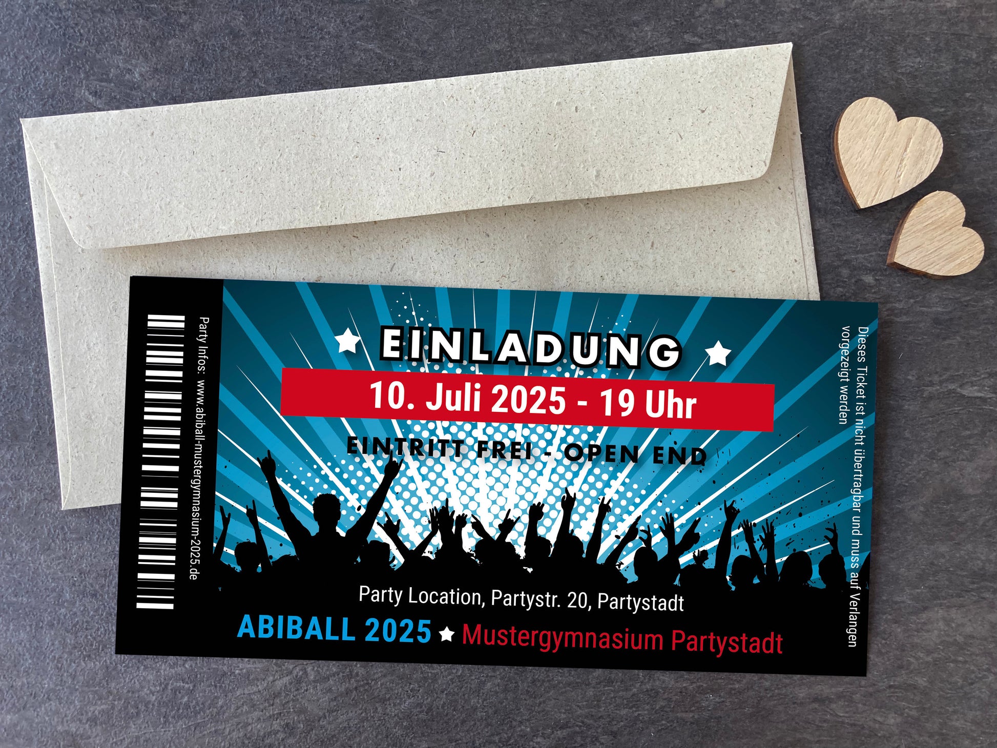 Einladung Abiball - Individuelle Einladung
