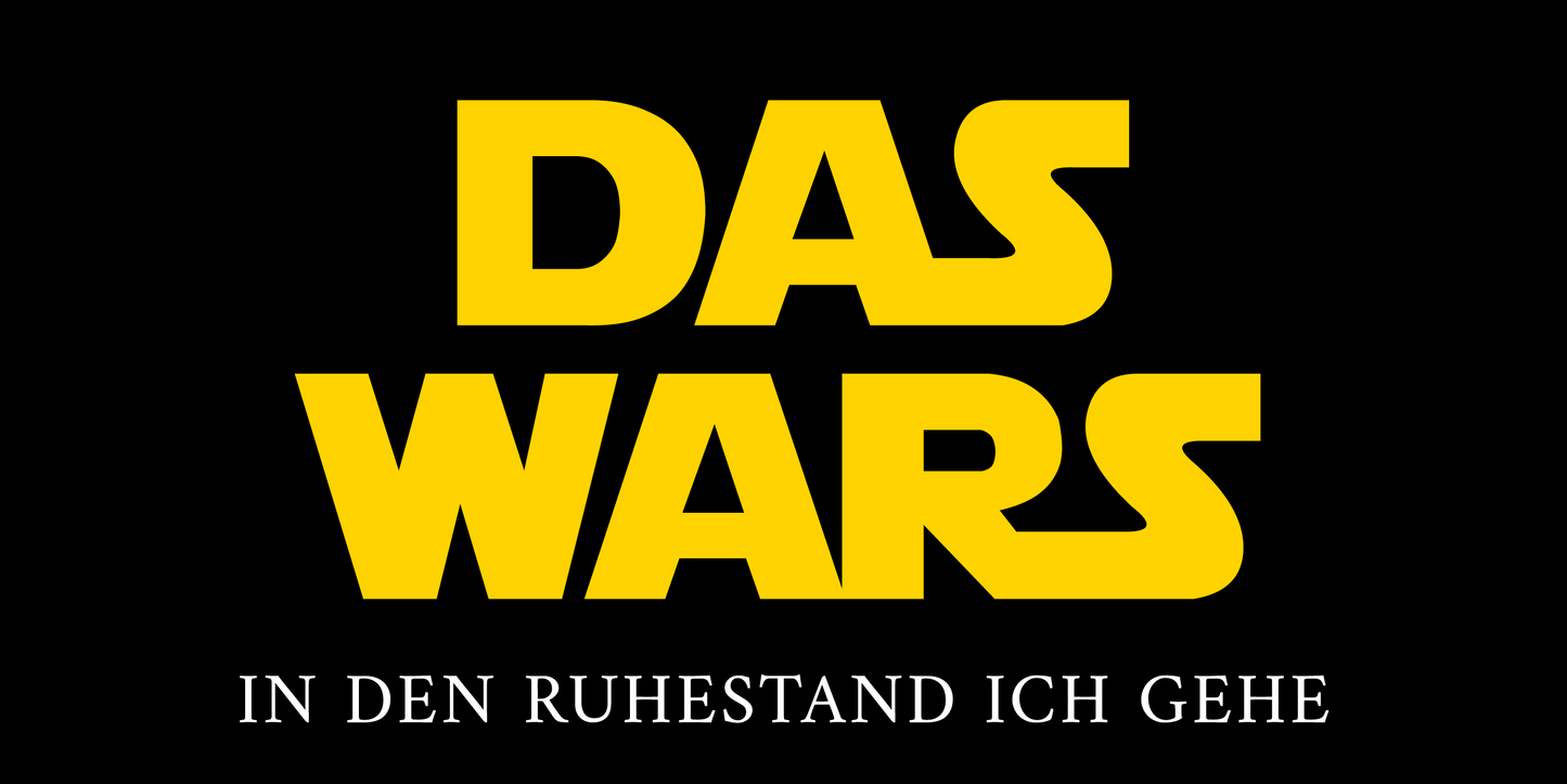 Ruhestand Einladung: Das Wars