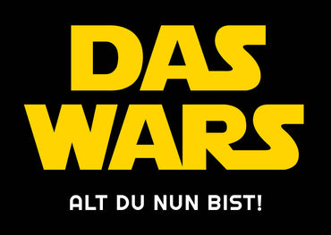 Glückwunschkarte: DAS WARS