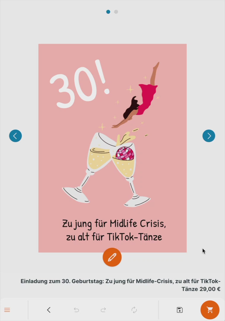 Einladung zum 30. Geburtstag: Zu jung für Midlife-Crisis, zu alt für TikTok-Tänze
