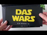 Einladung Zum 50. Geburtstag, Star Wars Logo: Das Wars