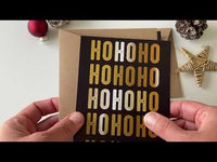 Weihnachtskarte: Ho Ho Ho.....