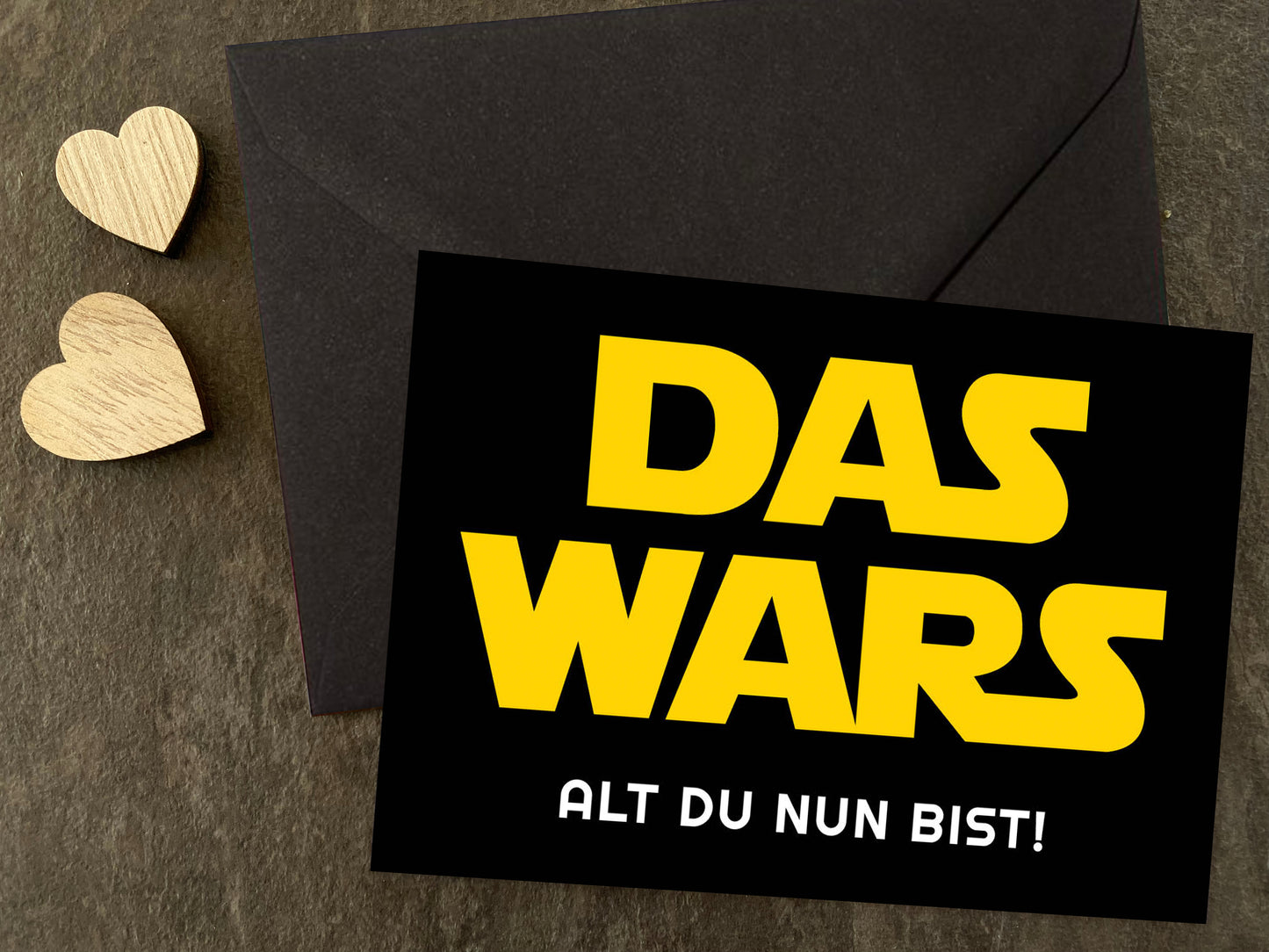 Glückwunschkarte: DAS WARS