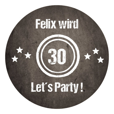 Bierdeckel Einladung: Let´s Party! - Individuelle Einladung