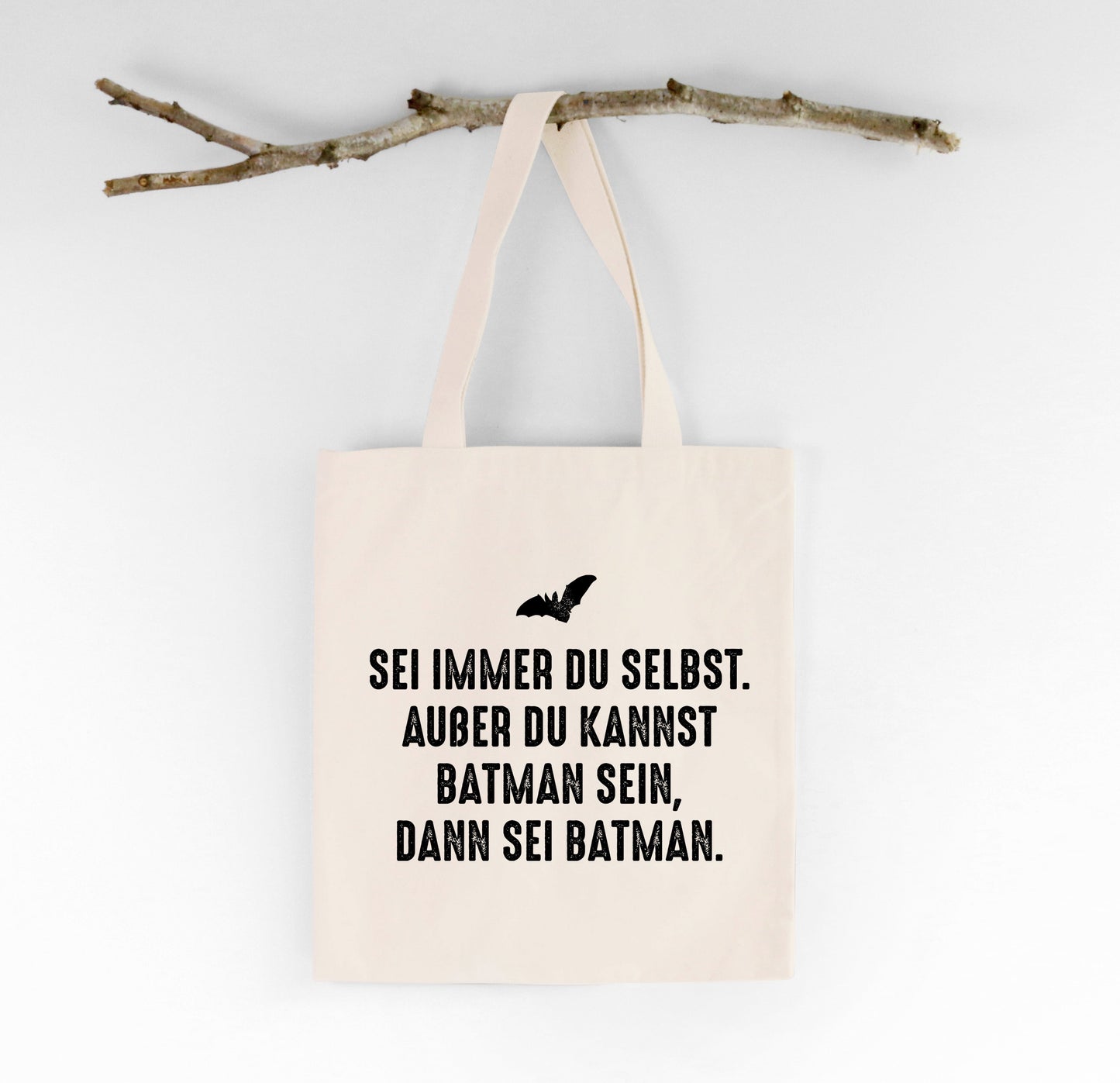 Bio-Stoffbeutel "Batman" - Individuelle Einladung