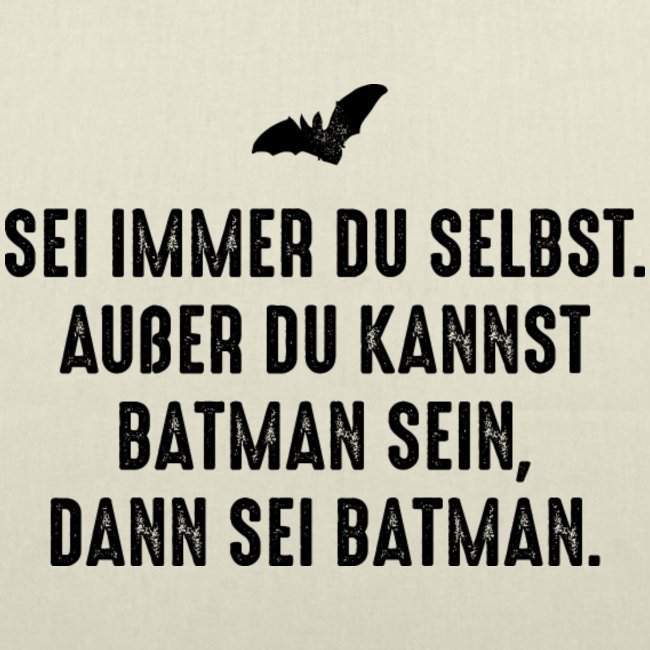 Bio-Stoffbeutel "Batman" - Individuelle Einladung