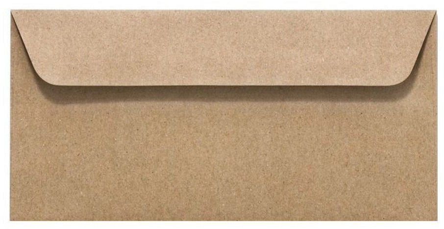 Briefumschläge DIN Lang - Kraftpapier - Individuelle Einladung
