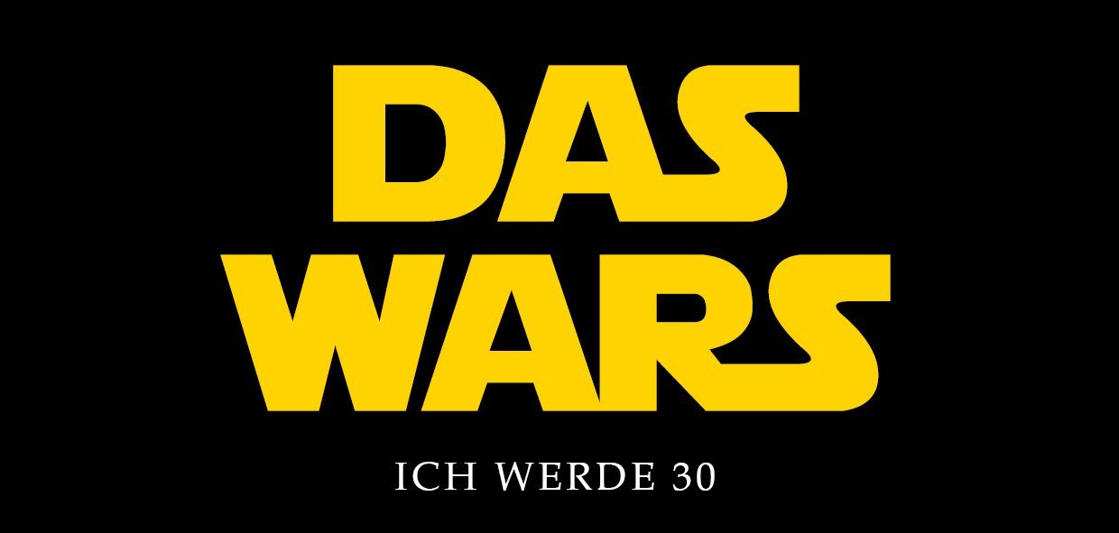 Einladung Zum 30. Geburtstag, Star Wars Logo: Das Wars Individuelle Einladung