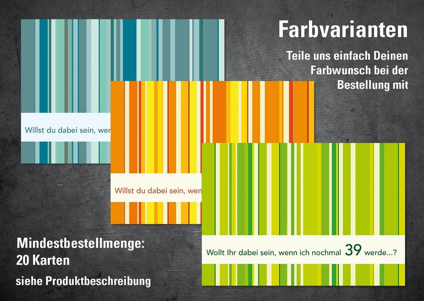 Einladung zum 40. Geburtstag: Zweites mal 39... - Individuelle Einladung