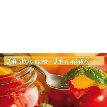 Einladung zum  60. Geburtstag: Ich altere nicht - Ich mariniere Individuelle Einladung