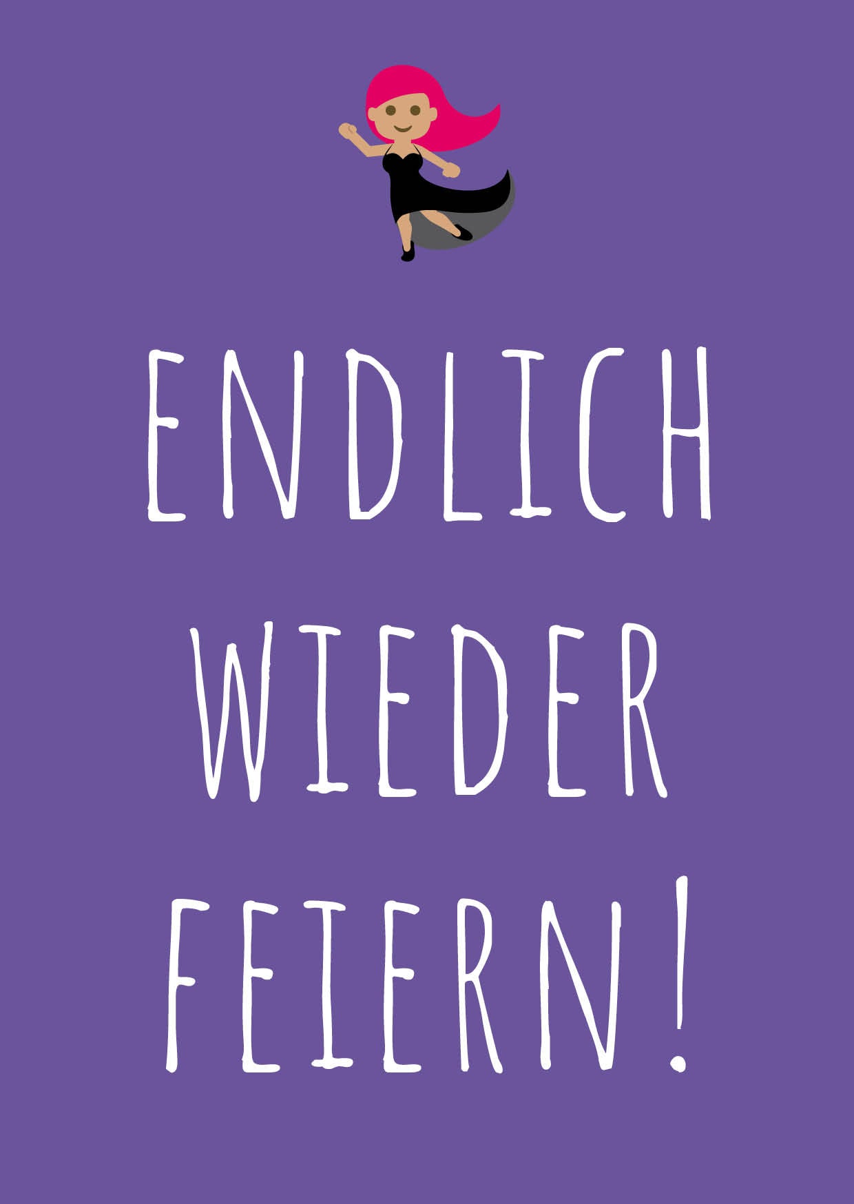 Einladung zum Geburtstag: Endlich wieder feiern! Individuelle Einladung