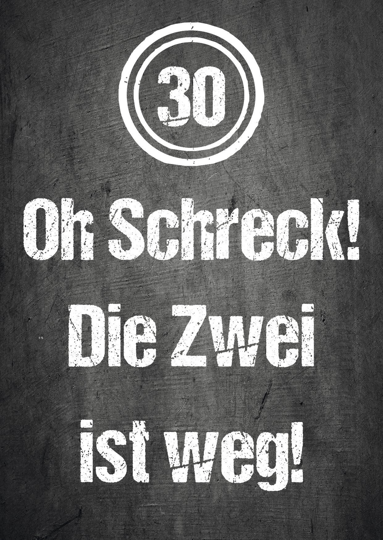 Einladung zum Geburtstag: Oh Schreck! Die Zwei ist weg! Individuelle Einladung